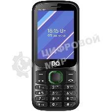 Мобильный телефон BQ 2820 Step XL+ черный/зеленый