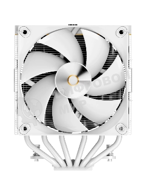Кулер Ocypus Iota A62 WH Iota-A62-WH белый 120мм алюминий+медь 2000rpm 29db 4-pin 260W 158мм