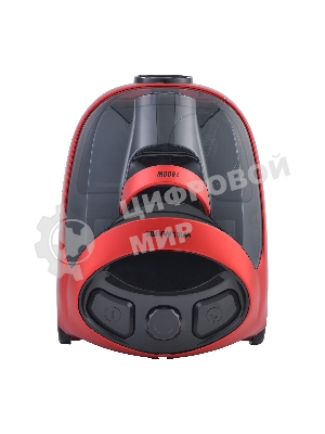Пылесос Willmark VC-2255CYM красный, 380/1800 Вт, уборка сухая, пылесборник контейнер циклонного типа, 1.5 л