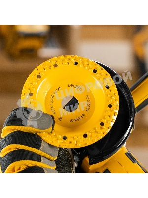 Чашка твердосплавная зачистная Denzel 72976 125 мм, наклонная, крупное зерно #8