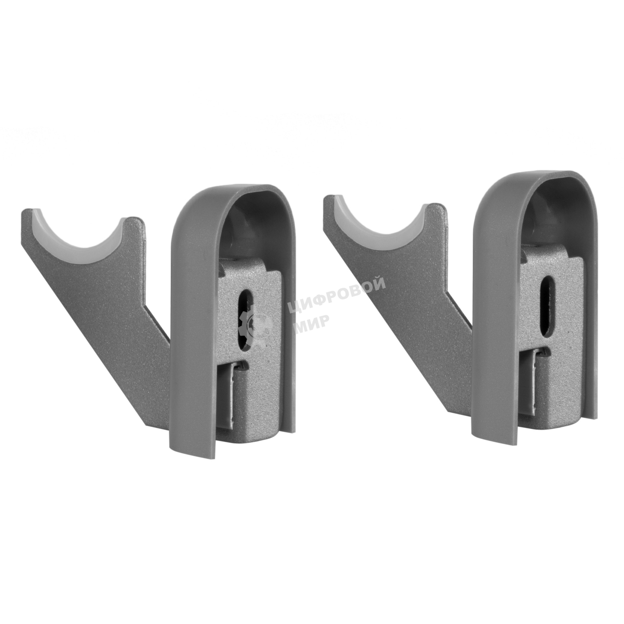 Комплект настенных регулируемых кронштейнов Royal Thermo Design 100, серебристые