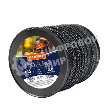 Леска PATRIOT Profline D 3,0 мм L 400 м скрученный квадрат, черный 300-400-5 805402233
