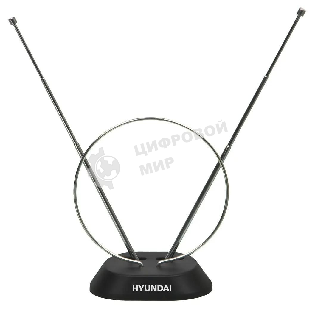 Антенна телевизионная Hyundai H-TAI100 3дБ пассивная черный
