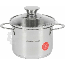 Кастрюля MASTER HOUSE Piccolo-1,0 со стеклянной крышкой 75319