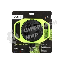 Дождеватель-разбрызгиватель круговой 5-ти позиционный Deli DL581300 5 режимов распыления, площадь орошения до 310кв.м, диаметр шланга 3/4