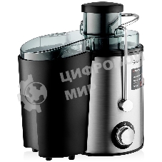 Соковыжималка BRAYER BR1711 серебристый, центробежная, 800 Вт, 500 мл, механическое