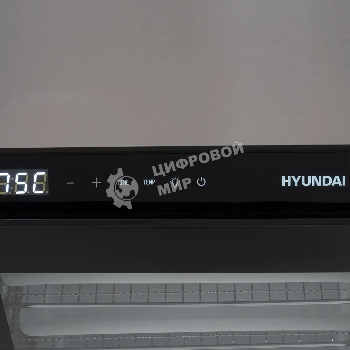 Сушка для фруктов и овощей Hyundai HYFD-8801 14под. 600Вт серебристый