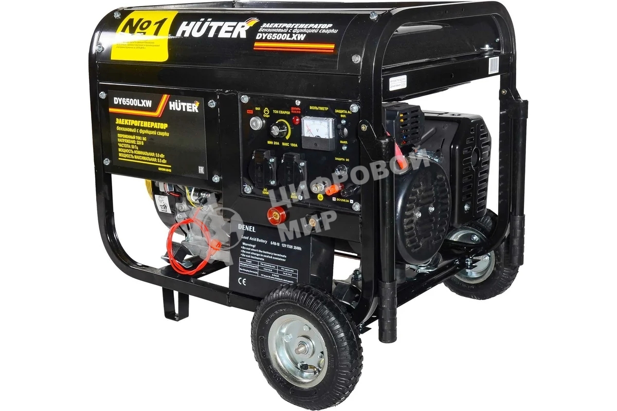 Электрогенератор бензиновый Ресанта DY6500LXW, 5.5 кВт, 111 дБ, 100 кг