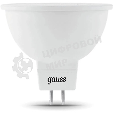 Лампа светодиодная Gauss 101505307 MR16 7W 630lm 6500K GU5.3