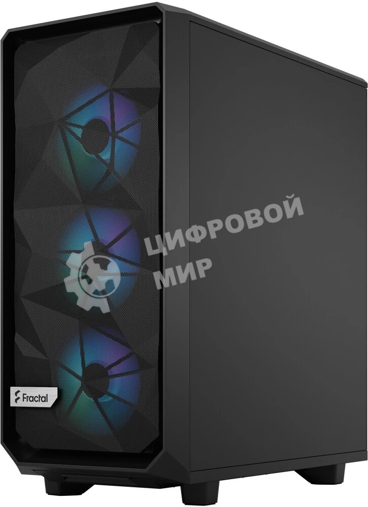 Компьютерный корпус Fractal Design Meshify 2 Compact Lite RGb черный TG Light Tint/FD-C-MEL2C-05