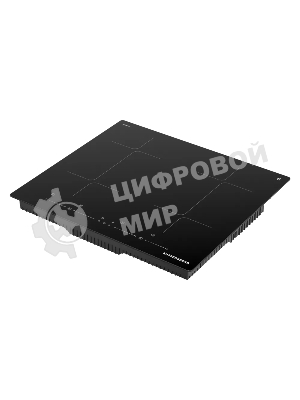 Индукционная варочная панель Kuppersberg ICI 624, индукция, High-Tech, 60 см, 9 уровней мощности, inverter, таймер, пауза, Booster, автоматическое отключение, Flexi-zone, поддержание тепла, слайдерное управление, черный