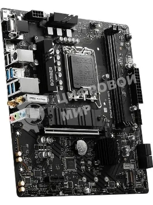Материнская плата MSI B760M BOMBER WIFI Soc-1700 Intel B760 2xDDR5 mATX AC`97 8ch(7.1) 2.5Gg+VGA+HDMI+DP