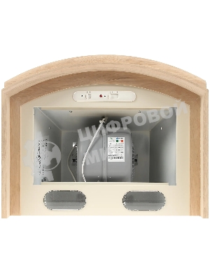 Вытяжка каминная Elikor Ротонда 60П-650-П3Л бежевый/дуб, 60 см, 650 куб. м/ч, 60 дБ