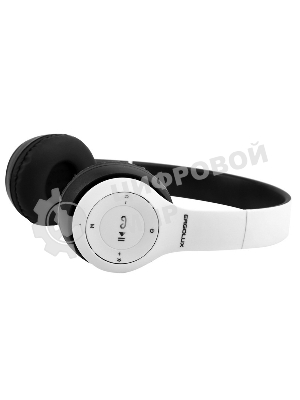 Беспроводные/проводные наушники Ergolux ELX-BTHP01-C01 белый, накладные, Bluetooth + проводной, до 8 ч