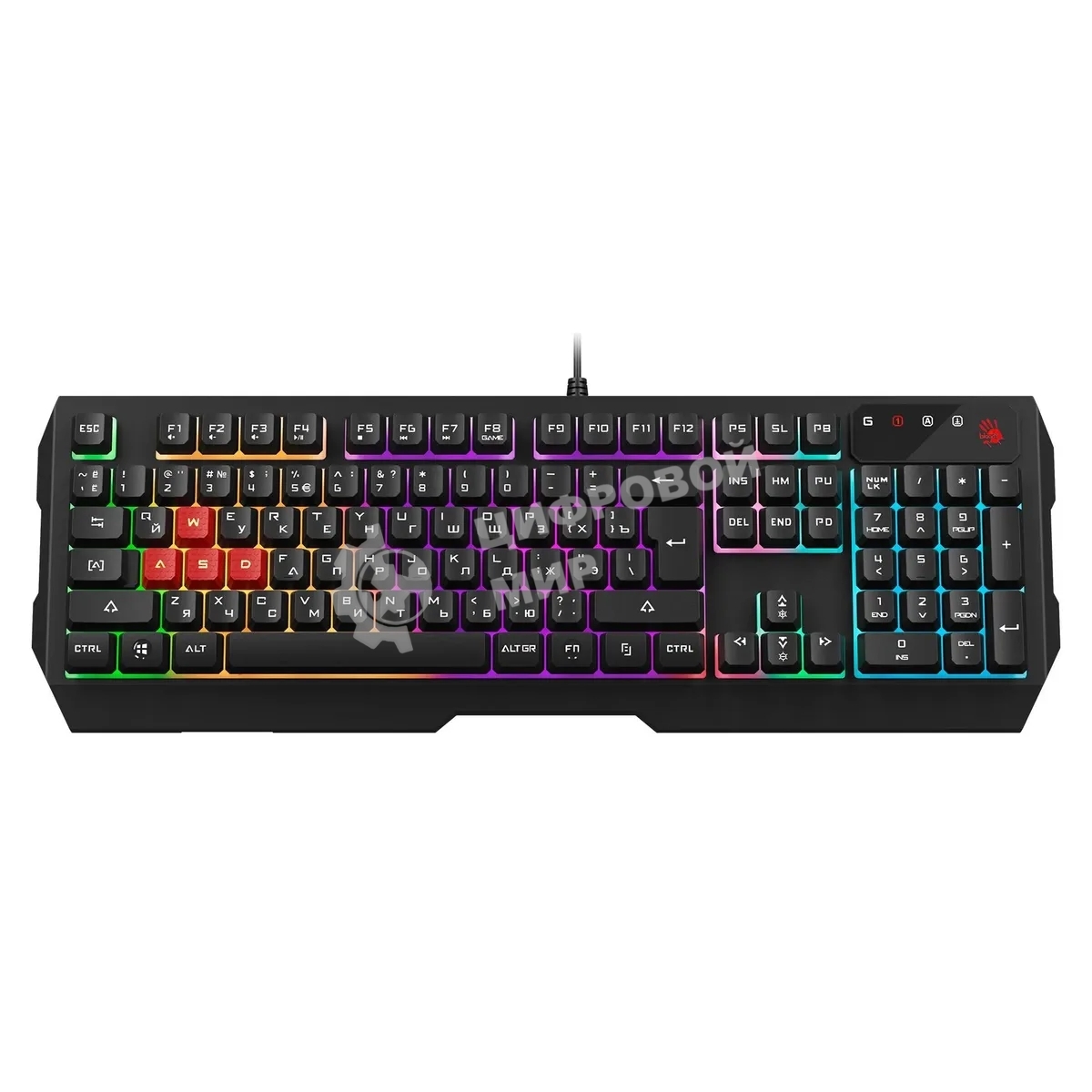 Клавиатура проводная A4Tech Bloody B135N USB черный