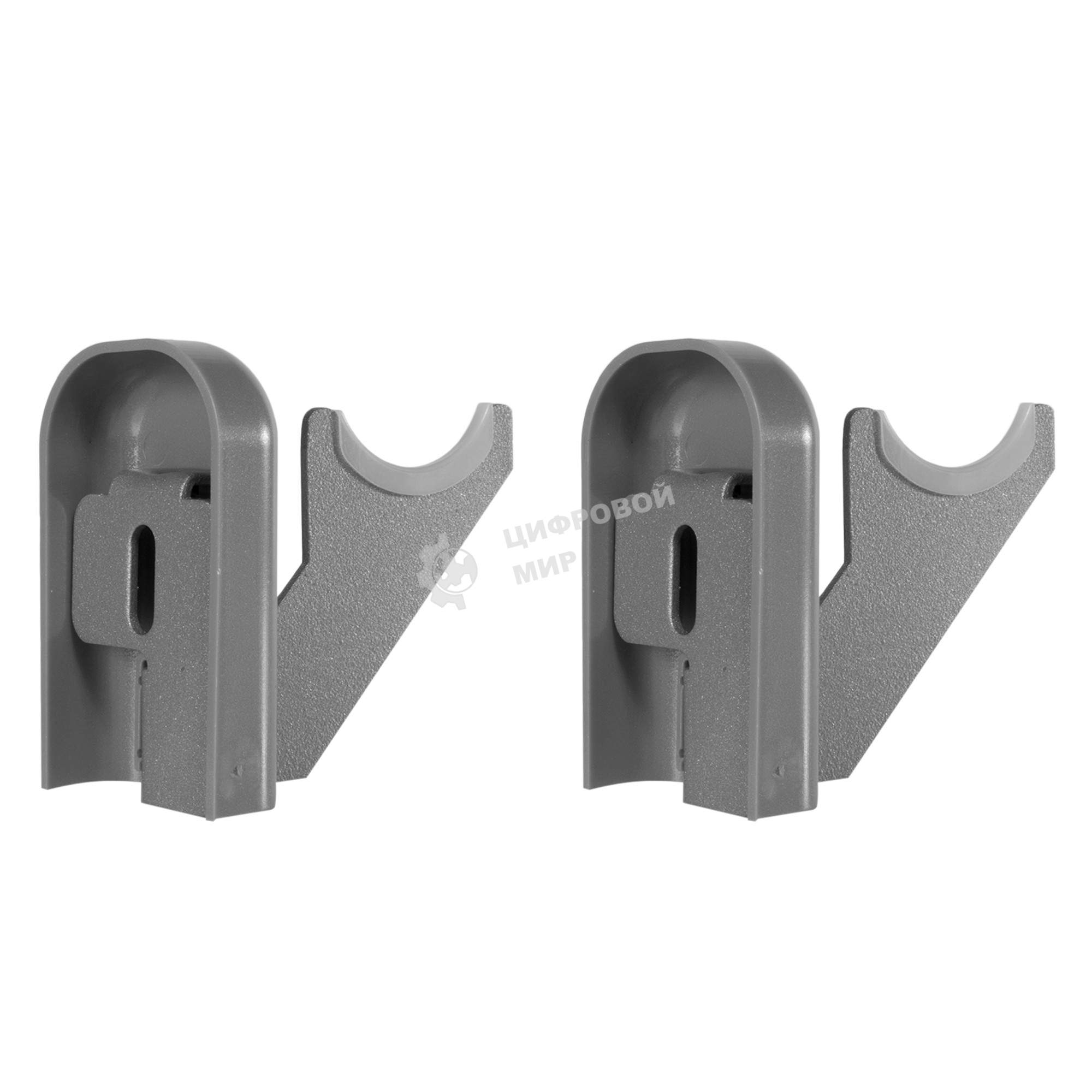 Комплект настенных регулируемых кронштейнов Royal Thermo Design 100, серебристые