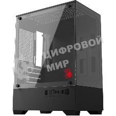 Корпус Bloody CC-125-BK, Mini-Tower, чёрный