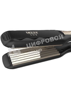 Стайлер для волос DELTA LUX DL-0540 черный/золотой, 45 мм, 215 °C, 1 режим