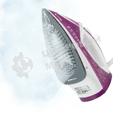 Утюг Vitek VT-8346 2400Вт белый/фиолетовый