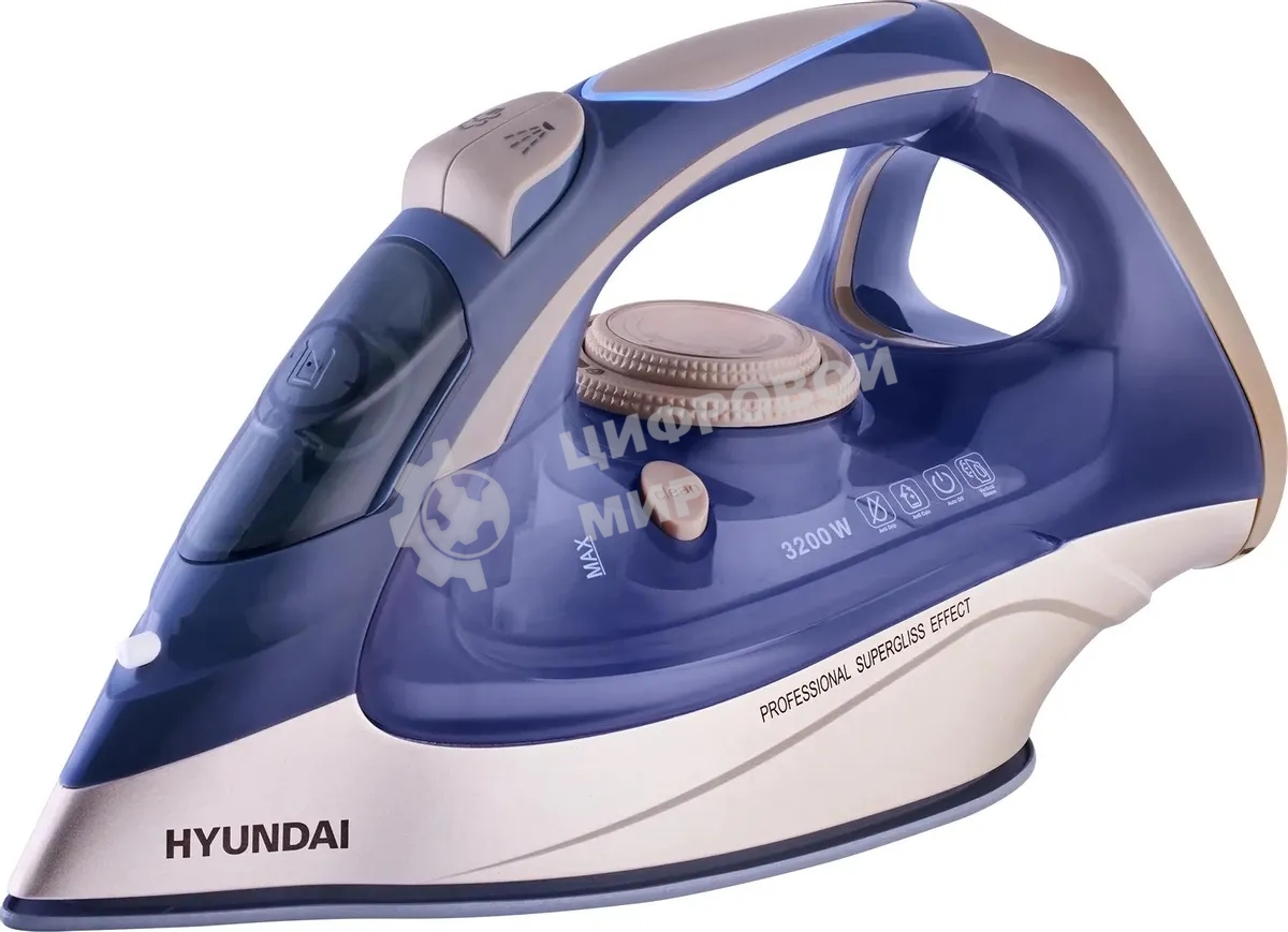 Утюг Hyundai H-SI02510 3200Вт темно-синий/розовое золото