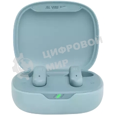 Наушники TWS JBL Wave Flex мятный, вкладыши, Bluetooth, быстрая зарядка, до 8 ч