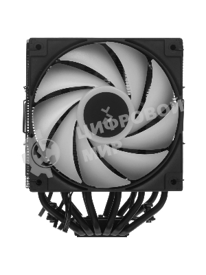 Кулер для процессора DEEPCOOL AG620 BK ARGB V2 черный 120мм алюминий+медь 1850rpm 29.4db 4-pin 260W 157мм