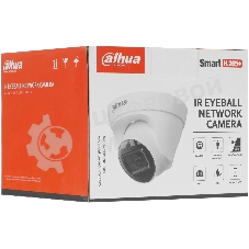 Уличная турельная IP-видеокамера Dahua DH-IPC-HDW1431T1P-0360B-S6 4Мп, 1/2.9” CMOS, объектив 3.6мм, ИК-подсветка до 30м, IP67, корпус: металл, пластик