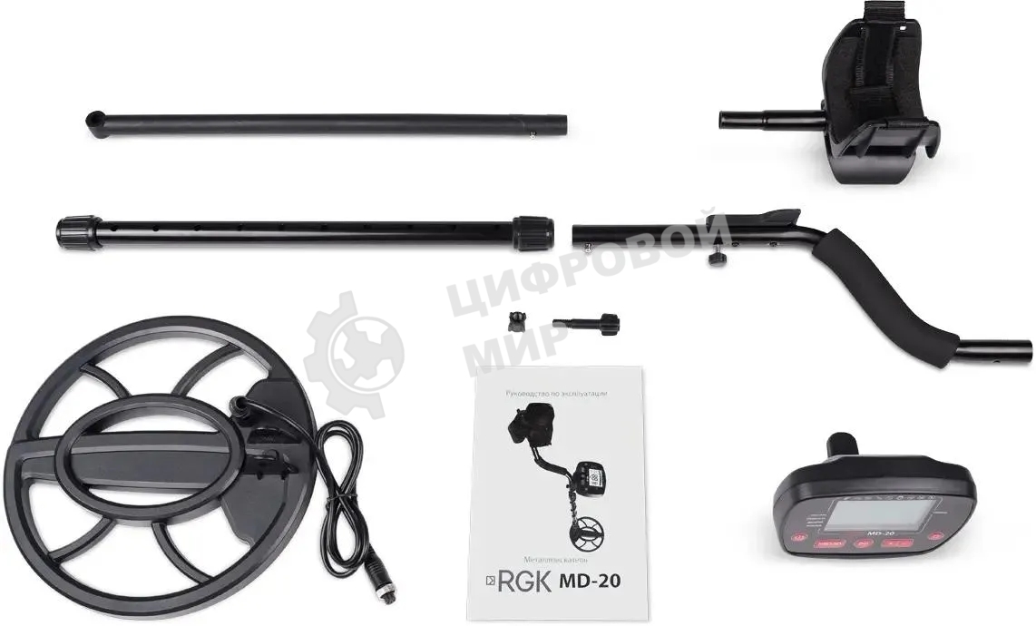 Металлоискатель RGK MD-20 черный (754880)