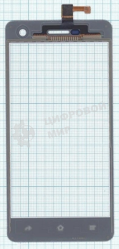 Сенсорное стекло (тачскрин) для OPPO Mirror R819, белое