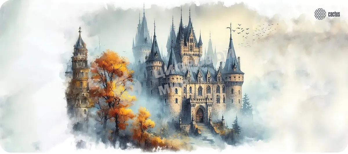 Коврик для мыши Cactus Castle 900x400x3мм (CS-MP-PRO13XXL)