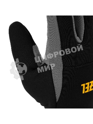 Перчатки универсальные Denzel 68088 искусственный мех, работа с сенсорным экраном, размер 10