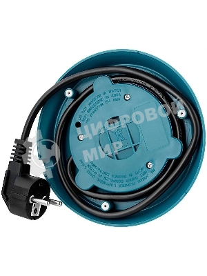 Чайник электрический Kitfort КТ-8725 1.7 л, 2200 Вт, нержавеющая сталь/бирюзовый корпус: нерж.сталь/пластик