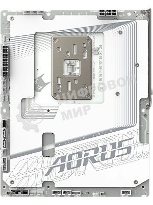 Материнская плата Gigabyte X870 AORUS STEALTH ICE, AM5, AMD X870, 4xDDR5, 2xSATA, 4xM.2, 1xPCIe 5.0 x16, 1xPCIe 4.0 x16, 1xHDMI, 1x5Gb LAN, Wi-Fi 7, Bluetooth 5.4, 2xUSB-C 40Gbps (USB4), 1xUSB-C 10Gbps, 4xUSB-A 10Gbps, 4xUSB-A 5Gbps, 4xUSB-A 2.0, 3x3.5 мм + S/PDIF оптический, 7.1, ATX