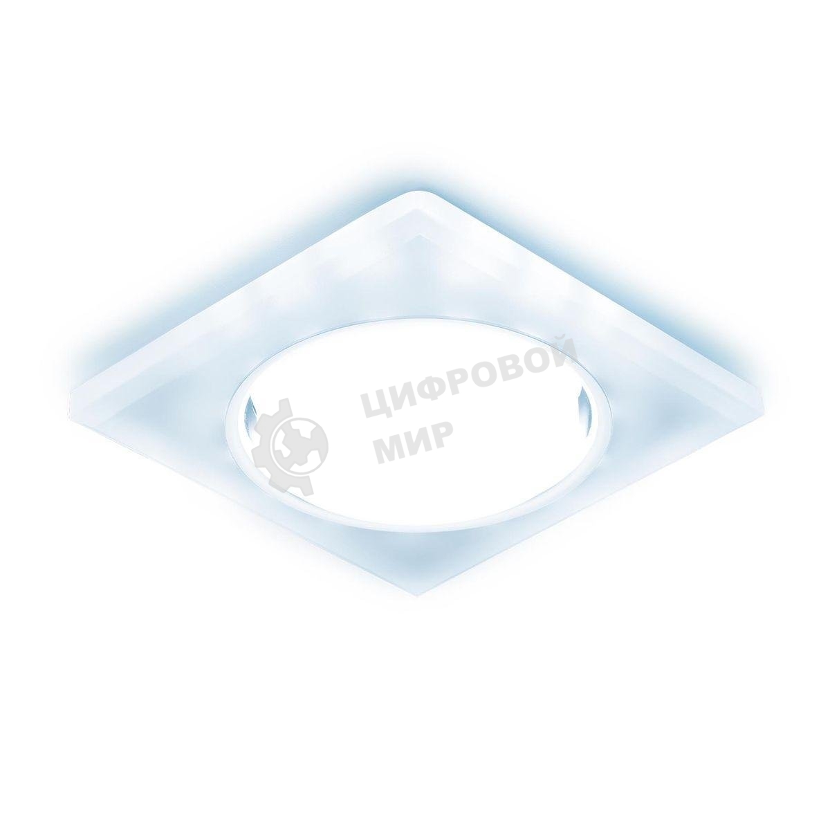 Встраиваемый точечный светильник G215 WH/CH/CLD хром/матовый GX53+3W(LED COLD)