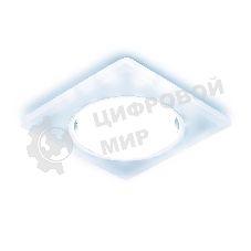 Встраиваемый точечный светильник G215 WH/CH/CLD хром/матовый GX53+3W(LED COLD)