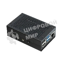 Компьютерный корпус ACD черный Fine Heat Dispersion Aluminium Alloy Case for Raspberry Pi 4B