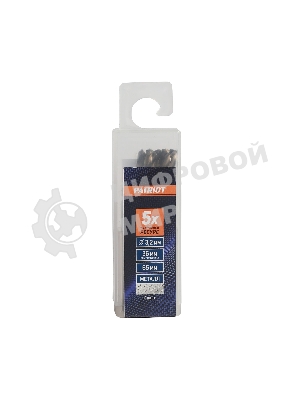 Сверло по металлу (3.2х65/36 мм; 10 шт.) EDGE by PATRIOT 815010027