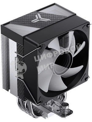 Кулер для процессора JONSBO CR-1400 V2 ARGb (180W, 4-pin PWM, 133мм, Al/Cu, 4x6мм, ARGb, 1x92мм, 38.2CFM, 33.8dBA, 2200RPM, S: 1700/1200/115X, AM4/AM5 черный)