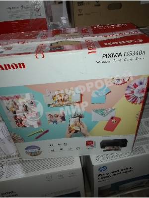 (Поврежденный товар) МФУ струйный CANON PIXMA TS5340a (A4, принтер/копир/сканер, 4800x1200dpi, до 13чб/6,8цв.ppm, Duplex, WiFi, USB) (3773C107_(Поврежденный товар) 001178)