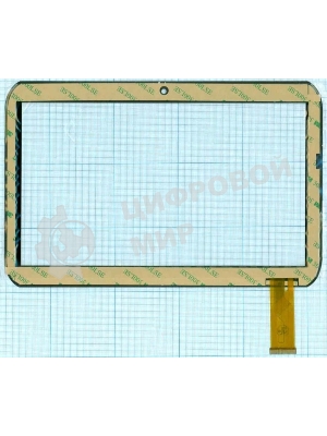Сенсорное стекло (тачскрин) HN10001 (247x160 мм), черное