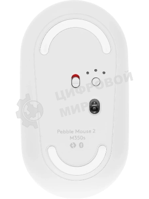 Мышь беспроводная Logitech Pebble 2 M350S белый, 4000 dpi, Bluetooth, кнопки - 3