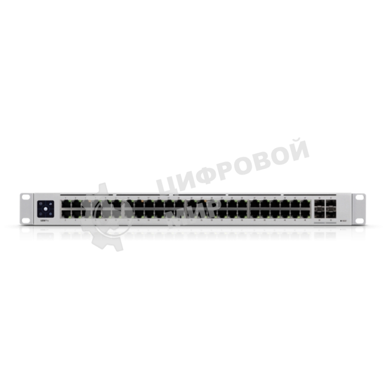 Коммутатор в стойкуUbiquiti UniFi Professional 48Port Gigabit Switch with Layer3 Features and SFP+ USW-Pro-48-EU , 48х 1G RJ45, 4х 10G SFP+