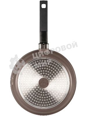 Сковорода Rondell Praline RDA-1564, 24см, съемная ручка, без крышки, коричневый