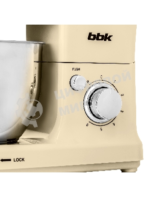 Миксер планетарный BBK KBM1401 бежевый, 1500 Вт, 4 л
