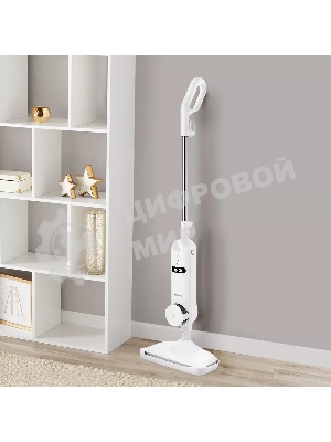 Паровая швабра KITFORT KT-1015 белый, 1300 Вт