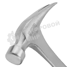 Молоток-гвоздодер Denzel 350 г, цельнометаллический, двухкомпонентная рукоятка