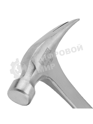 Молоток-гвоздодер Denzel 350 г, цельнометаллический, двухкомпонентная рукоятка