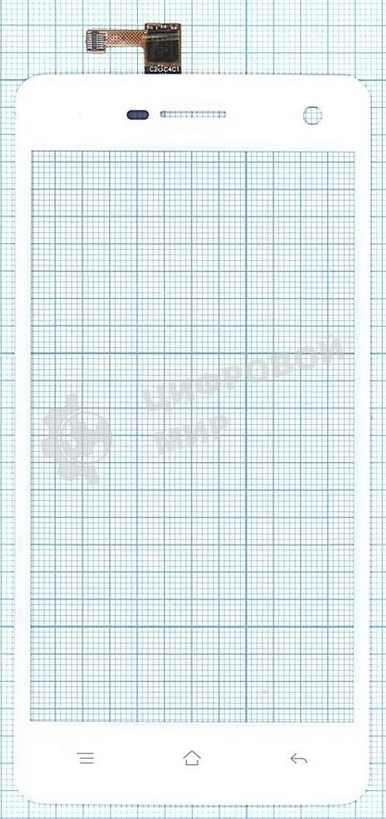 Сенсорное стекло (тачскрин) для OPPO Mirror R819, белое