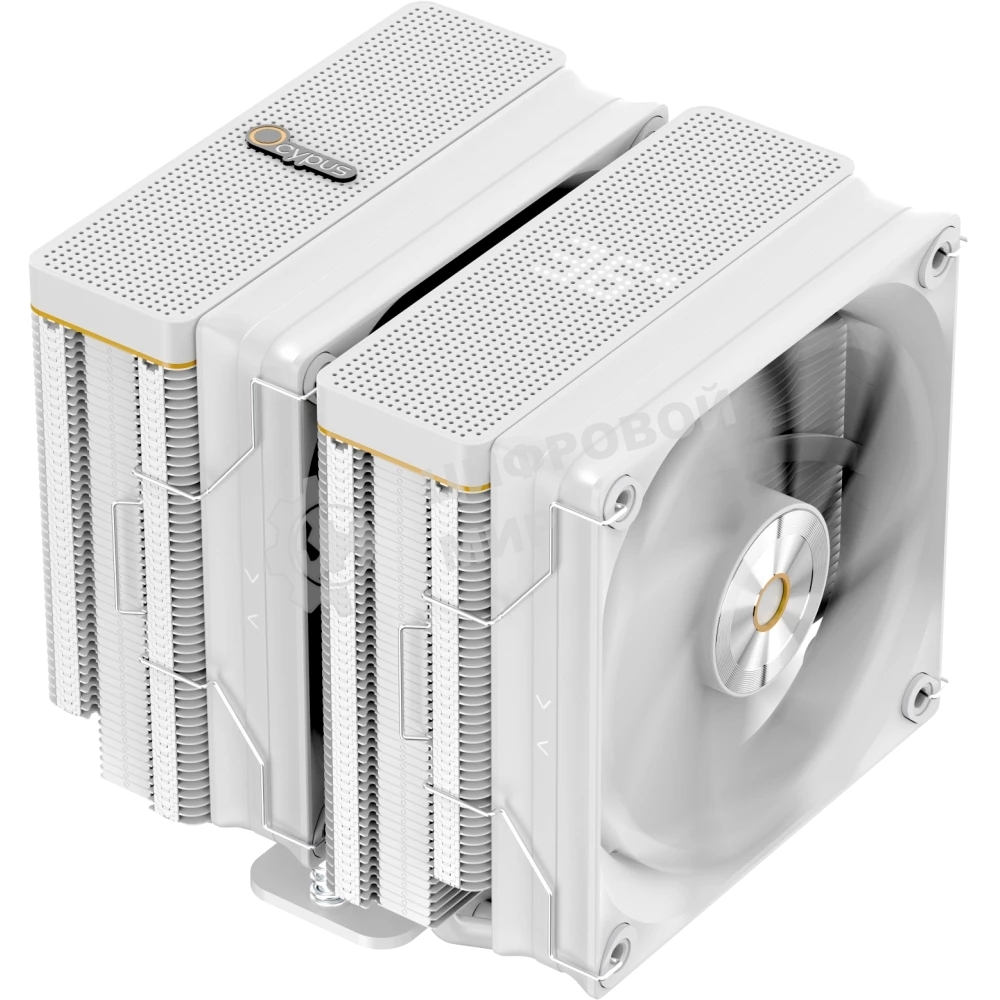 Кулер Ocypus Iota A62 WH Iota-A62-WH белый 120мм алюминий+медь 2000rpm 29db 4-pin 260W 158мм