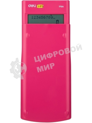 Калькулятор научный Deli E1710A/RED красный 10+2-разр.